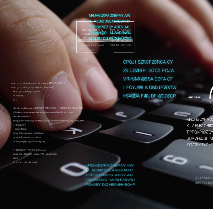 man-working-on-laptop-computer-keyboard-with-graphic-user-interface
